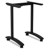 ALERA VA7443BK Alera Valencia Series Training Table T-Leg Base, 24.5w x 19.75d x 28.5h, Black