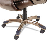 ALERA VN4159 Alera Veon Series Executive High-Back Bonded Leather Chair, Supports Up to 275 lb, Brown Seat/Back, Bronze Base