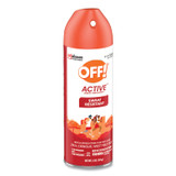 SC JOHNSON OFF!® 334678 ACTIVE Insect Repellent, 6 oz Aerosol Spray, 12/Carton