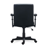 ALERA HH42B19 Alera Harthope Leather Task Chair, Supports Up to 275 lb, Black Seat/Back, Black Base