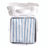 RUBBERMAID COMMERCIAL PROD. HYGEN™ 2134283 Disposable Microfiber Cleaning Cloths, 12 x 12, White/Blue Stripe, 600/Carton