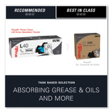 KIMBERLY-CLARK PROFESSIONAL WypAll® 05790 L40 Towels, POP-UP Box, 16.4 x 9.8, White, 100/Box, 9 Boxes/Carton