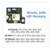 HP INC F6U64AN HP 63XL, (F6U64AN) High-Yield Black Original Ink Cartridge