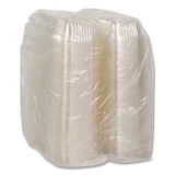 PACTIV EVERGREEN CORPORATION YCI81049 ClearView SmartLock Hinged Lid Container, Hoagie Container, 27 oz, 9.3 x 4.5 x 3, Clear, Plastic, 250/Carton