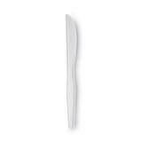 GEORGIA PACIFIC Dixie® KH207CT Plastic Cutlery, Heavyweight Knife, White, 1,000/Carton
