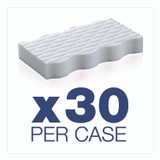 PROCTER & GAMBLE Mr. Clean® 16449 Magic Eraser Extra Durable, 4.6 x 2.4, 0.7" Thick, White, 30/Carton