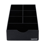 ADVANTUS CORPORATION Vertiflex® Commercial Grade VFCC169 Condiment Caddy, 7 Compartments, 8.75 x 16 x 5.25, Black
