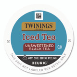 TWININGS NORTH AMERICA INC TNA23048 Iced Tea K-Cups, Unsweetened Black, 24/Box