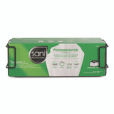 SANI PROFESSIONAL P033500 Foodservice Towel Bracket, 18 x 8 x 8, Black