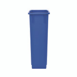ALPINE INDUSTRIES 477RBLU Slim 23 Gallon Recycling Bin, Plastic, Blue