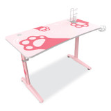 EUREKA ERGONOMIC GD0100 Cute Gaming Desk, 47" x 23.63" x 30.13", Pink
