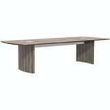 SAFCO PRODUCTS MNCT120TLGS Medina Conference Table Top Half-Section, Rectangular, 48 x 60, Gray Steel