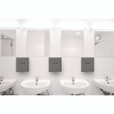 ALPINE INDUSTRIES ALP40510GRY Willow Commercial 120V Automatic Hand Dryer, 3.93 x 11.25 x 12.63, Gray