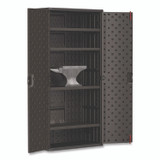 SUNCAST CORPORATION Commercial® BMCCPD8004 Mega Tall Storage Cabinet, 40 x 20.25 x 80.25, Gray