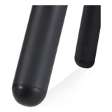 NATIONAL PUBLIC SEATING NPS® 6810S10 6800 Series Height Adjustable Fabric Seat Swivel Stool, Supports Up to 300 lb, 18" to 25" Seat Height, Black Seat/Base