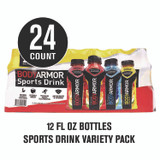 COCA-COLA BodyArmor 22002381 BASE Sports Drink Variety Pack, Assorted Flavors, 12 oz Bottle, 24/Carton