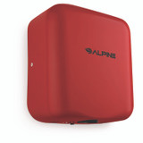 ALPINE INDUSTRIES ALP40010RED Hemlock Commercial Automatic 120V Hand Dryer, 6.68 x 11.41 x 12.31, Stainless Steel, Red