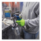 AMMEX CORPORATION GloveWorks® by GWGN46100 Heavy-Duty Industrial Nitrile Gloves, Powder-Free, Large, 8 mil Thick, 9.5" Long, Green, 100/Box, 10 Boxes/Carton