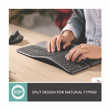 LOGITECH, INC. 24421967 ERGO K860 Wireless Keyboard, Graphite