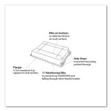 GRATNELLS USA, LLC FAS0229P6 F2 Deep Trays with Antimicrobial Protection for Storage Frames and Trolleys, 3.57 gal, 12.28 x 16.81 x 6.25, Trans Kiwi, 6/PK