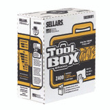 SELLARS ABSORBENT MATERIALS, INC. TOOLBOX® 5020001 Z400 Interfold Pop-Up Wipers, 1-Ply, 8.5 x 16.5, White, 8/Carton