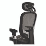 ALERA MV41BME48 Alera Minerva Ergonomic Mesh Swivel Task Chair, Supports Up to 275lb, 17.24 to 20.98 Seat Height, Gray Seat/Back, Silver Base