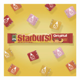 THE WRIGLEY COMPANY Starburst® MMM01151 Original Fruit Chews, Cherry; Lemon; Orange; Strawberry, 12 Pieces/Pack, 36 Packs/Box