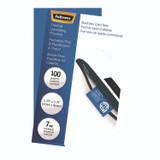 FELLOWES MFG. CO. 52059 Laminating Pouches, 7 mil, 3.75" x 2.25", Clear Gloss, 100/Pack