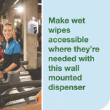 SCA TISSUE Tork® 192851 Centerfeed Wet Wipe Dispenser, 10.04 x 10.73 x 13.18, White