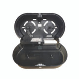 MORCON Tissue M1005 Morsoft Small Core Tissue Dispenser, 11.86 x 5.48 x 7.32, Black Translucent