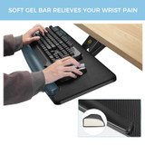 EUREKA ERGONOMIC AKB02 Adjustable Keyboard Tray, Black