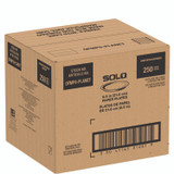 DART SOLO® OFMP9PLANET Compostable Paper Dinnerware, ProPlanet Seal, Plate, 9" dia, White, 250/Carton