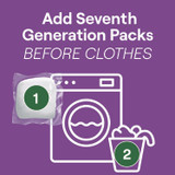 SEVENTH GENERATION 62692700 Natural Laundry Detergent Packs, Powder, Lavender Scent, 45 Packets/Pack, 8/Carton