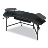 EUREKA ERGONOMIC E70B Aero Gaming Desk, 72.06" x 23.63" x 38", Black