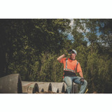 TENACIOUS HOLDINGS, INC. ergodyne® 22614 GloWear 8280BK Class 2 Performance T-Shirt with Black Bottom, Large Long, Orange