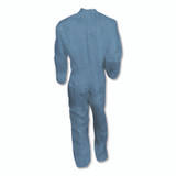 SMITH AND WESSON KleenGuard™ 45326 A65 Zipper Front Flame Resistant Coveralls, Hood/Elastic Wrists and Ankles, 3X-Large, Blue, 21/Carton