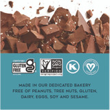 88 ACRES ACY00504 Sweet 'N Salty Gluten-Free Dark Chocolate Sea Salt Seed and Oat Bar, 1.6 oz Bar, 9/Box