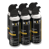 NXT TECHNOLOGIES 24401447 Electronics Air Duster, 10 oz Can, 6/Pack