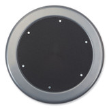 NATIONAL PUBLIC SEATING NPS® 681002 6800 Series Height Adjustable Metal Seat Swivel Stool, Supports Up to 300 lb, 18" to 24" Seat Height, Black Seat, Gray Base