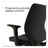 ALERA WX4217 Alera Wessex Ergonomic Fabric Task Chair, Supports Up to 275 lb, 17.13 to 20.83 Seat Height, Black Seat/Back, Black Base