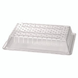 CFS BRANDS Carlisle 10628-07 StorPlus Polycarbonate Food Storage Container Colander, 18 x 26, Clear, Plastic