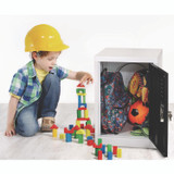 ADIROFFICE I62902BLK Steel Storage Locker, 1 Compartment, 15 x 15 x 24, Black