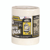 SELLARS ABSORBENT MATERIALS, INC. TOOLBOX® 20421 Z300 Wipers Big Grip Refill, 1-Ply, 10 x 12, White, 6/Carton