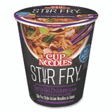 NISSIN FOODS NIS42405 Cup Noodles Stir Fry, Teriyaki Chicken, 3 oz Cup, 6/Carton