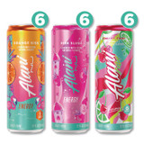 ALANI NU 22002374 Energy Sweet Splash Variety Pack, Assorted Flavors, 12 oz Can, 18/Carton