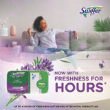 PROCTER & GAMBLE Swiffer® 00743 Sweeper TRAP + LOCK Wet Mop Cloth, 8 x 10, White, Lavender Scent, 38/Pack