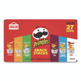 KELLOGG'S Pringles® KEE18263 Snack Stack Variety Pack Crisps, (6) 0.67 and (21) 0.74 oz/Tubs, 27/Carton