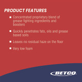 BETCO CORPORATION 1935500 Factory Formula HP Cleaner Degreaser, 55 gal Drum