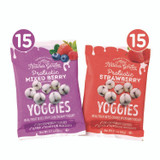 NATURE'S GARDEN 22002303 Probiotic Yoggies Variety Snack Pack, Assorted Flavors, 0.7 oz Bag, 30/Carton