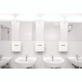 ALPINE INDUSTRIES ALP40510WHI Willow Commercial 120V Automatic Hand Dryer, 3.93 x 11.25 x 12.63, Stainless Steel, White